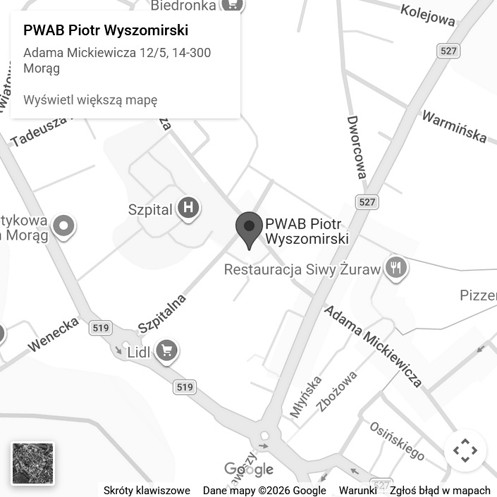 Mapa lokalizacji PWAB